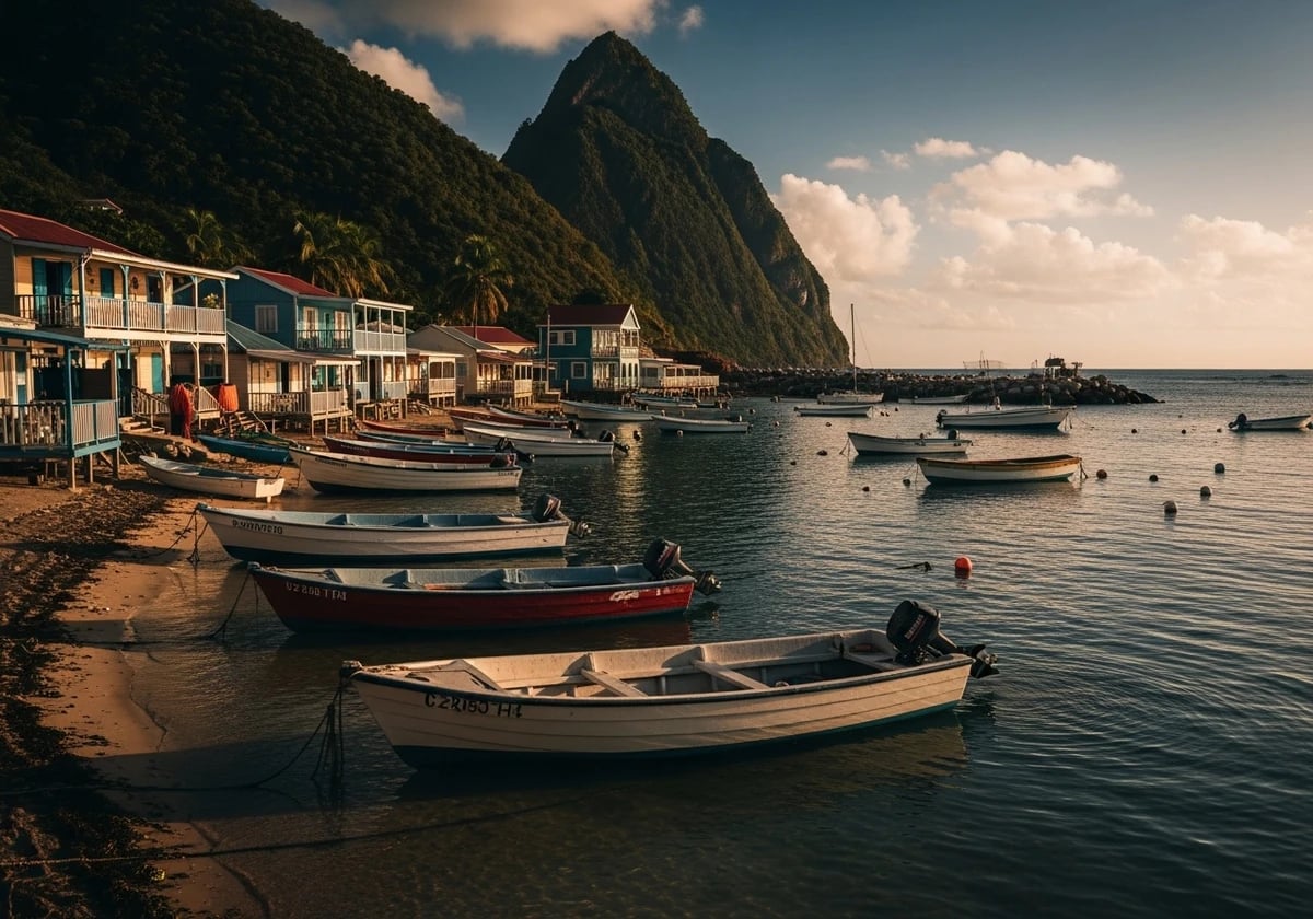 Anse La Raye and fishing villages