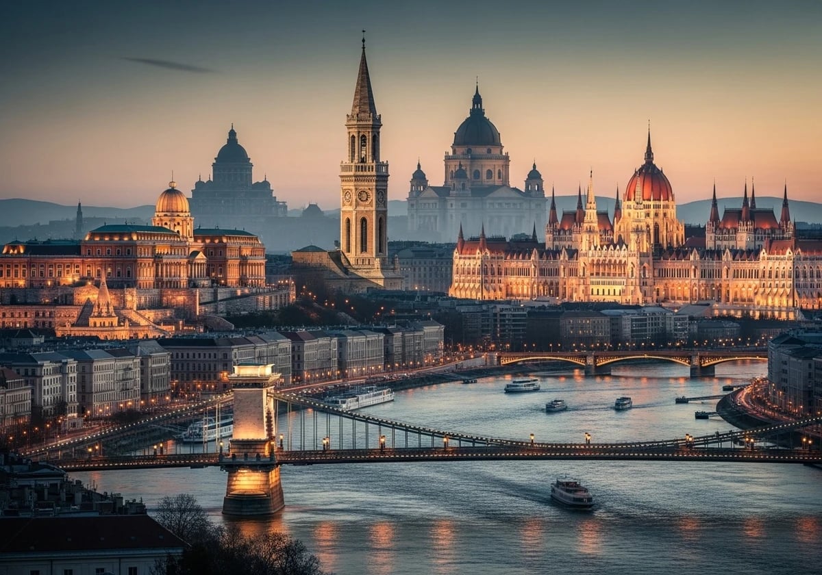 Touring Hungary on a multi-city route