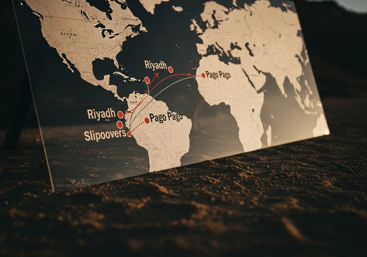 Pago Pago Return Routes from Riyadh