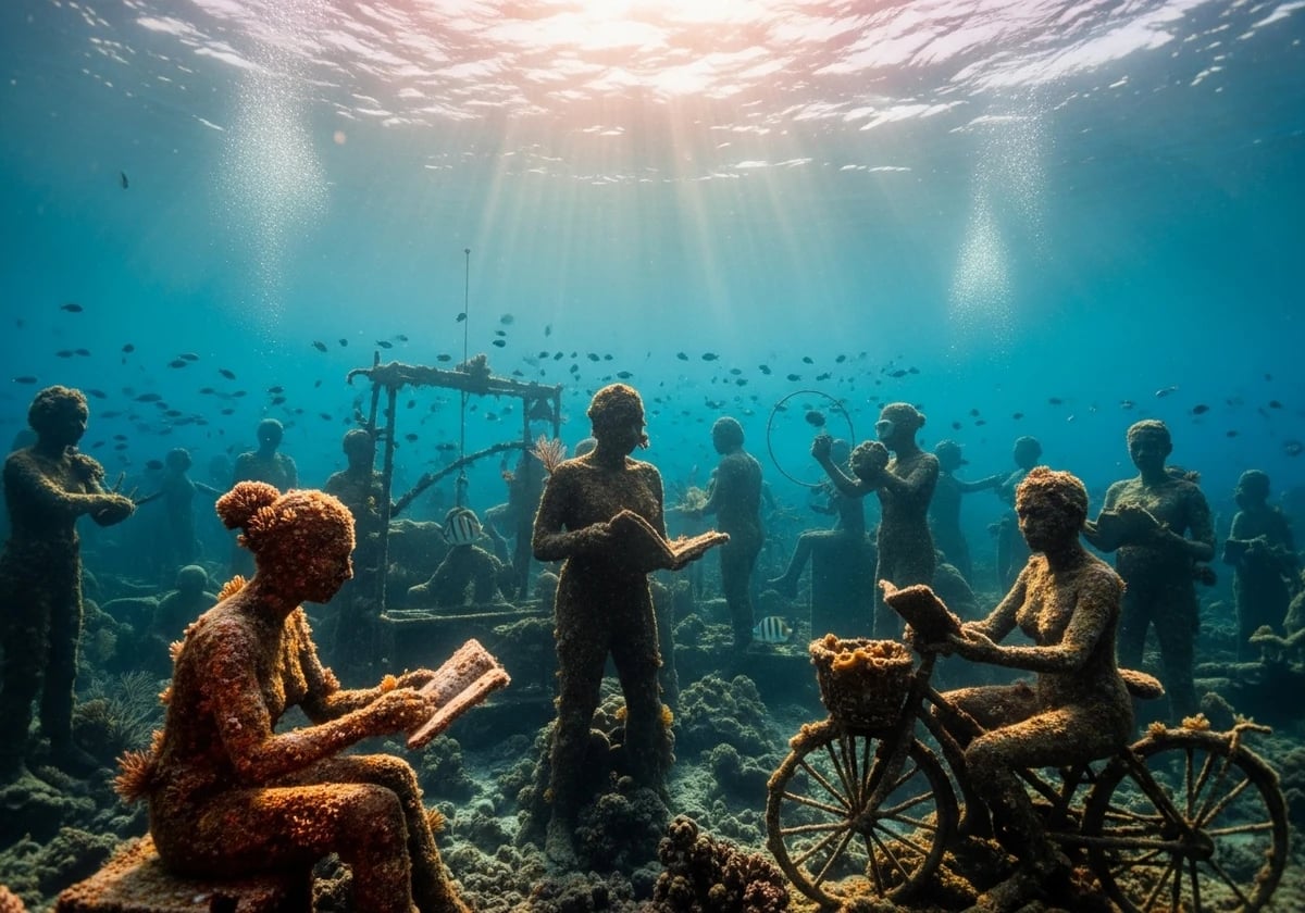 حديقة البحر الوطنية (Underwater Sculpture Park)