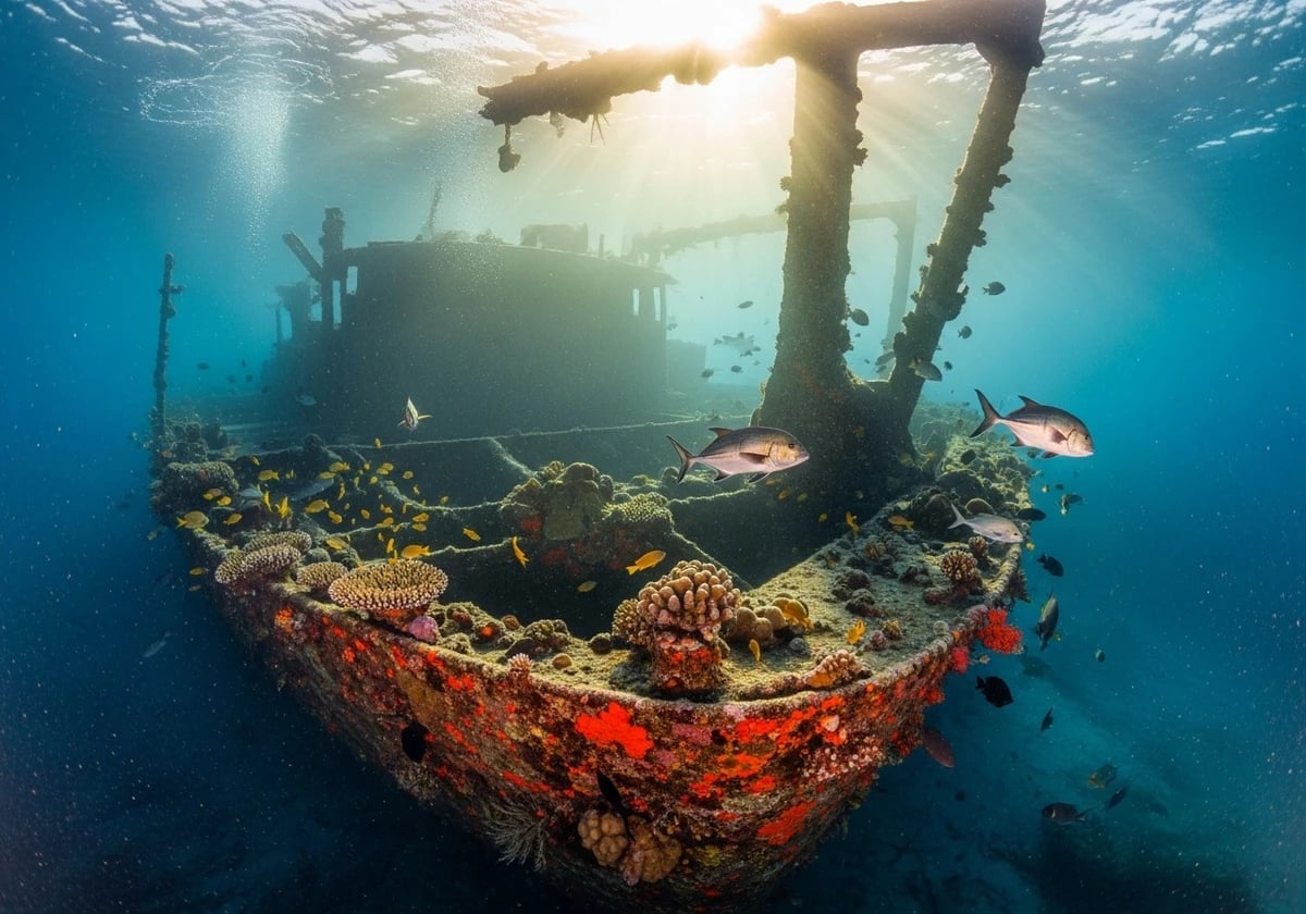 Wrecks and dive sites
